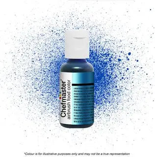 Chefmaster Airbrush Liquid 19g - Metallic Blue