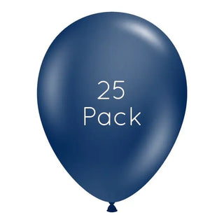 Metallic Midnight Blue Balloons - 25 Pkt