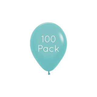 Aquamarine Mini Balloons - 100 Pkt