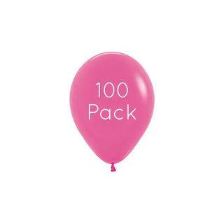 Fuchsia Mini Balloons - 100 Pkt