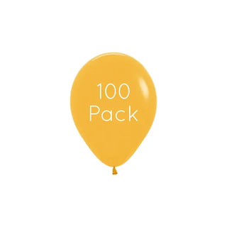 Mustard Mini Balloons - 100 Pkt