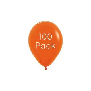 Orange Mini Balloons - 100 Pkt