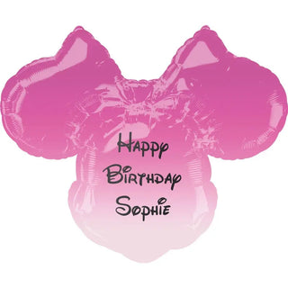 Personalised Minnie Mouse Balloon | Minnie Mouse Party Supplies NZ