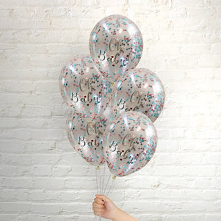 Pop Balloons | Gender Reveal Confetti Balloons | Gender Reveal Party Supplies NZ
