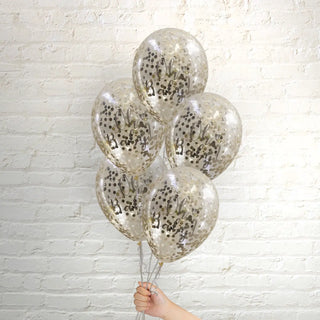 Pop Balloons | Gold Oh Baby Confetti Balloons | Baby Shower Supplies NZ