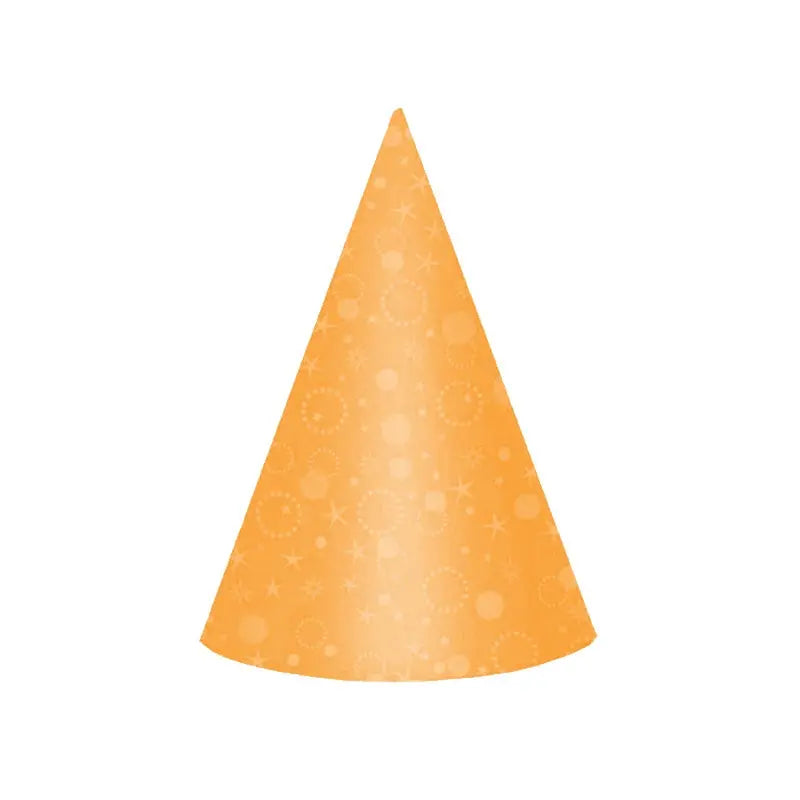 Orange Party Hat Build a Birthday NZ