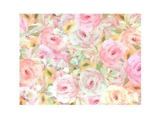 Build a Birthday | Floral Watercolor Edible Cake Image - A4 Size | Floral Party Supplies NZ