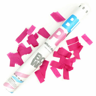 Girl Gender Reveal Confetti Cannon | Gender Reveal Party Supplies