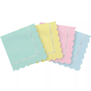 Amscan | pretty pastel lunch napkins | pastel party supplies