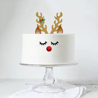 Christmas Reindeer Cake Topper Set | Christmas Baking Supplies NZ