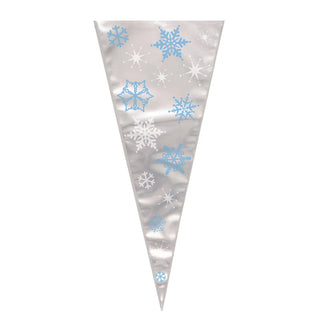 Snowflake Cone Shaped Bags | Frozen Party Supplies