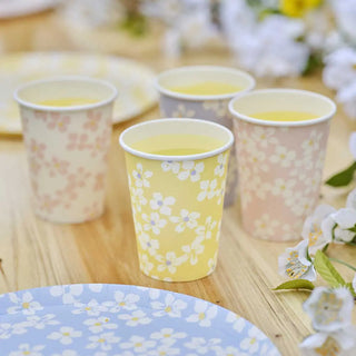 Ginger Ray | Floral Cups | Garden Party Supplies NZ