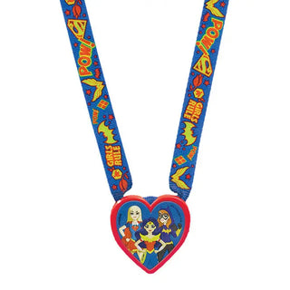 DC Super Hero Girls Charm Necklaces | Superhero Girls Party Supplies