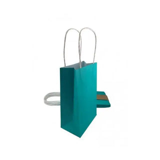 Teal Paper Party Bag | Teal Party Supplies NZ