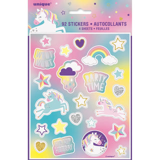 Unicorn Stickers | Unicorn Party Supplies NZ