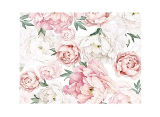 Vintage Peony Edible Icing Cake Image - A4 Size