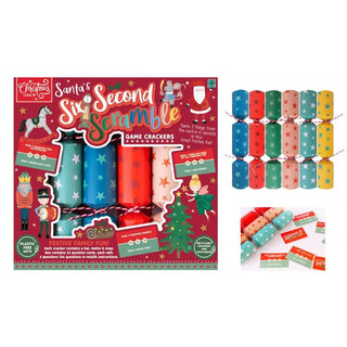 Santa's Six Second Scramble Christmas Crackers | Christmas Supplies NZ