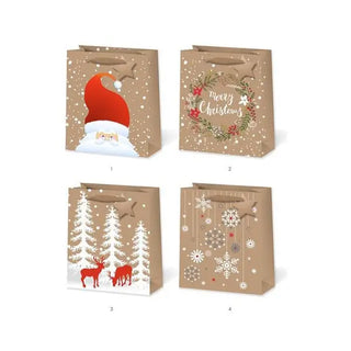 Kraft Christmas Gift Bag | Christmas Supplies NZ