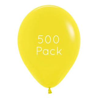 Bulk Yellow Balloons 500 Pack