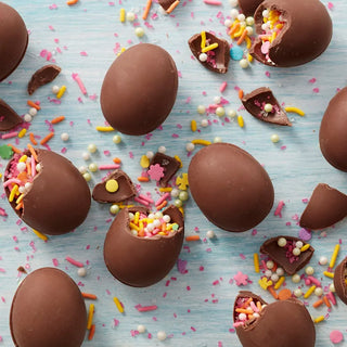 Sprinkle Filled Easter Eggs