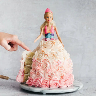 Creating an Iconic Barbie Dress Cake