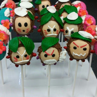 How to Make Moana-Themed Kakamora Cake Pops