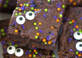 Cute & Creepy Halloween Brownies