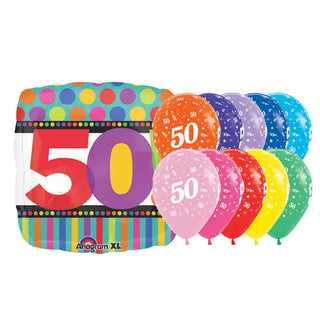 50th Birthday Balloons