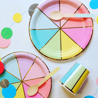 Rainbow Colour Wheel Party