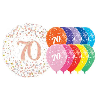 70th Birthday Balloons