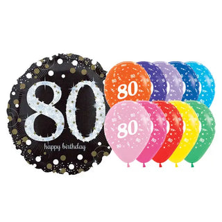 80th Birthday Balloons