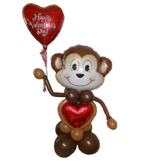 Valentine's Balloon Monkey