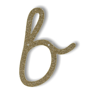 Meri Meri Gold Acrylic Bunting Letter or Number
