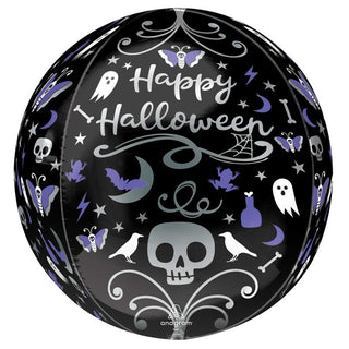 Moonlight Halloween Orbz Balloon