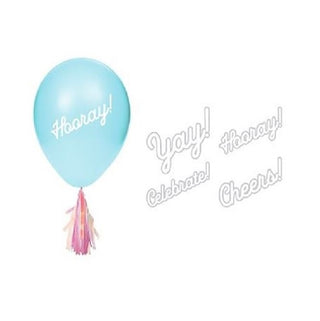Custom Balloon Stickers & Tassels Kit