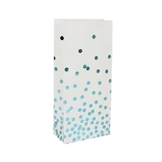 Metallic Blue Confetti Bags | Blue Confetti Bags | Metallic Blue Confetti Party | NZ Party Supplies |