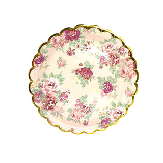 Vintage Floral Plates |  Floral Plates | Vintage Plates | NZ Party Supplies |