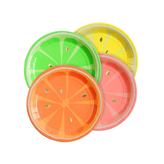 Meri Meri Neon Citrus Plates | Luau Party NZ