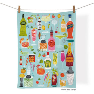 WerkShoppe | 5 O'Clock Somewhere Cotton Tea Towel | Gifts NZ