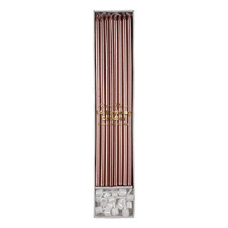 Meri Meri | Rose Gold Candles | Rose Gold Party Supplies NZ