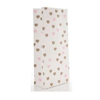 Sweetheart Pink & Gold Party Bags |  Pink & Gold Party Bags | Sweetheart Party Bags | NZ Party Supplies |