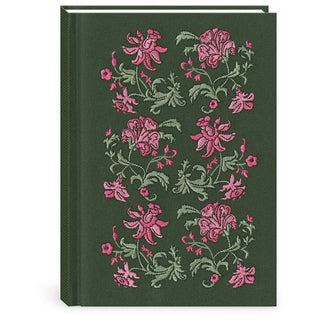 Punch Studio Regalia Green Fabric Journal