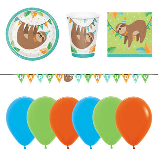 Sloth Party Essentials for 8 - SAVE 20%