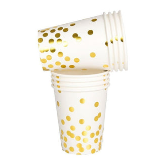 Gold Confetti Cups | Gold Confetti | NZ Party Supplies |