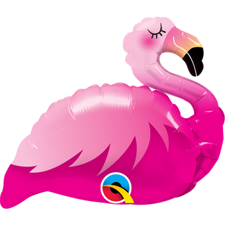Mini Pink Flamingo Foil Balloon - Add to Balloon Garland