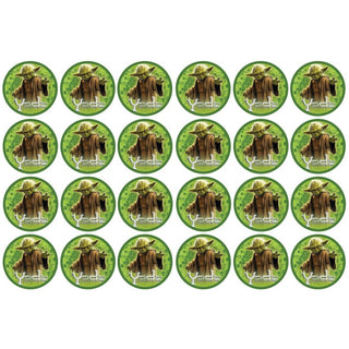 Star Wars Yoda Edible Icing Cupcake Images | Star Wars Party Supplies NZ
