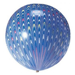 Peacock Balloon - Blue