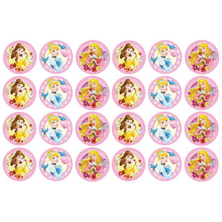 Disney Princesses Edible Icing Cupcake Images | Disney Princess Party Supplies NZ