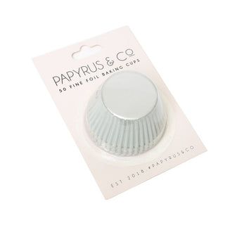White Foil Baking Cups - 50 Pkt