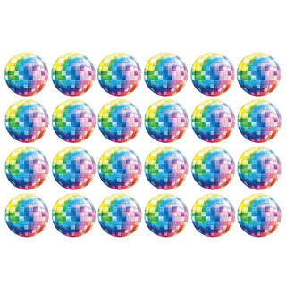 Disco Fever Edible Icing Cupcake Images | Disco Party Supplies NZ